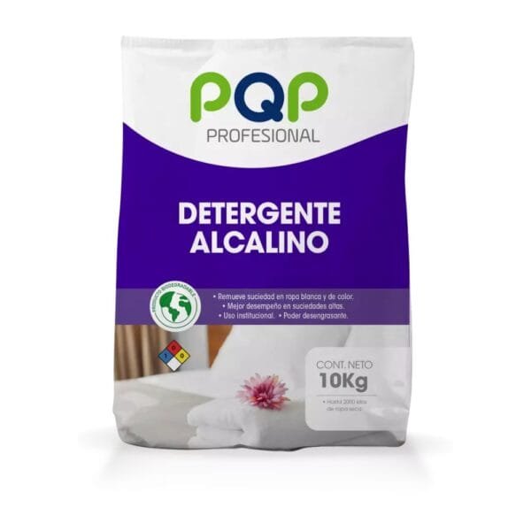 Detergente en polvo alcalino PQP x 10kg