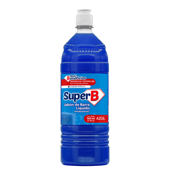 Jabón en barra liquido azul Bondi x 960ml