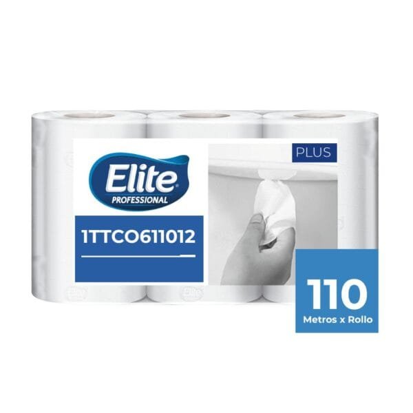 Toalla de manos blanca en rollo centeflow Elite x 110mts